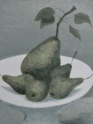 Mart Kempers - (1924-1993) Stilleven met fruitschaal peren. kopen? Bied vanaf 50!