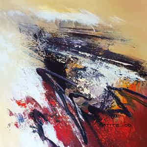 Mattie Schilders - acryl op doek, gesigneerd en 2006 verkocht voor € 175!