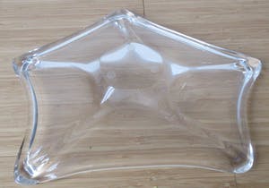 Josef Hospodka - Massieve blank kristallen Stervormige vrij gevormde schaal kopen? Bied vanaf 1!