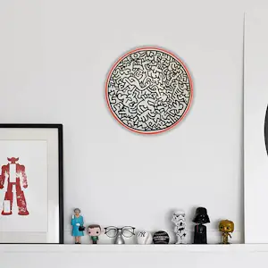 Keith Haring - Handgeschilderd porseleinen verzamelbord (Limited Edition) kopen? Bied vanaf 150!