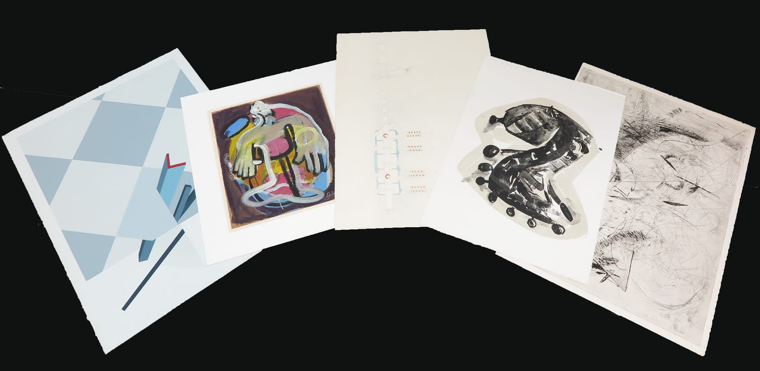 Judith Werdmuller von Elgg - en andere - Lot van 10 grote werken op papier kopen? Bied vanaf 1!