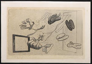 Anneke van der Mandele - Jan van Winkel, Anneke Minter e.a., Lot van 19 etsen en een litho kopen? Bied vanaf 60!