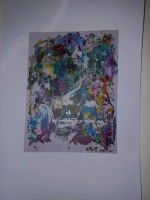 Wang Yigang - No. A 38 - oil on paper kopen? Bied vanaf 995!