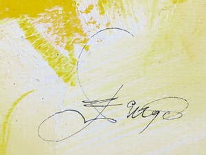 Franscz Witte - Acryl op papier, Sacraal kopen? Bied vanaf 1!