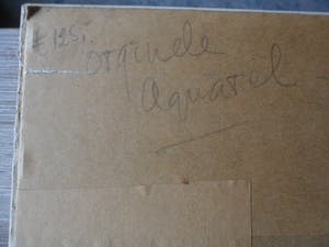Niet of onleesbaar gesigneerd - Aquarel. Stadsgezicht van Leur uit 1972. kopen? Bied vanaf 1!