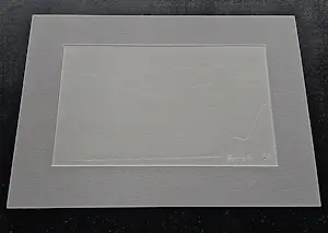 Jan Hendriks - Unieke (oplage 5/5) Zero-Art blind/preegdruk uit 1972 potlood gesigneerd kopen? Bied vanaf 87!