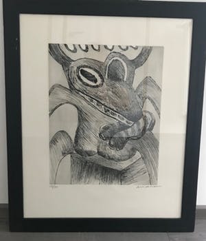 Bengt Lindstrom - la bête / zwart-witte ets kopen? Bied vanaf 245!