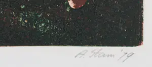 Arthur Stam - Ets en aquatint, Viswater kopen? Bied vanaf 1!