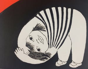 Ans Wortel - kleurenets - 'Tussen de bodem en de lucht' - 1979 (Prent 190) Serie 11C kopen? Bied vanaf 75!