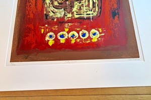 Hans Vanhorck - Labyrinth - Groot - Professioneel passe-partout - Originele galerieprijs F 1800, kopen? Bied vanaf 1!