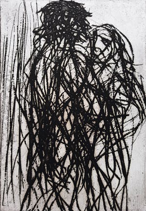 Max Uhlig - Paar im Gespräch, ets kopen? Bied vanaf 75!