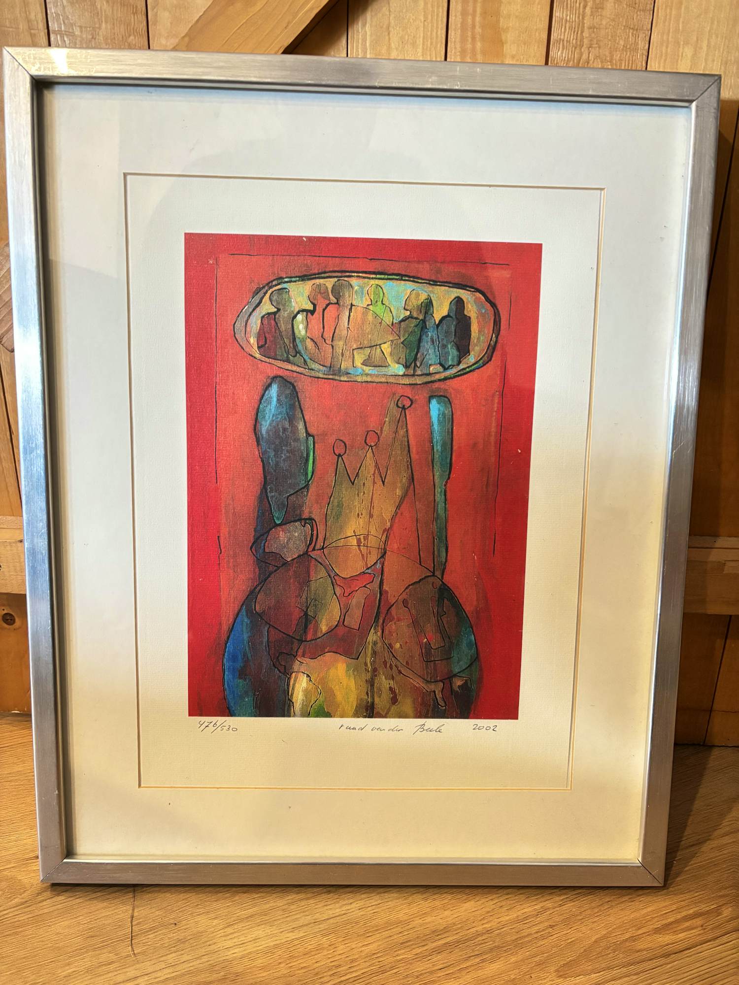 Ruud van der Beele - Abstract drieluik kopen? Bied vanaf 75!