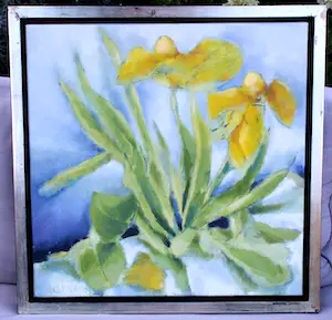 Fon Klement - olieverf op doek: Le printemps (de lente) - 1999 kopen? Bied vanaf 695!