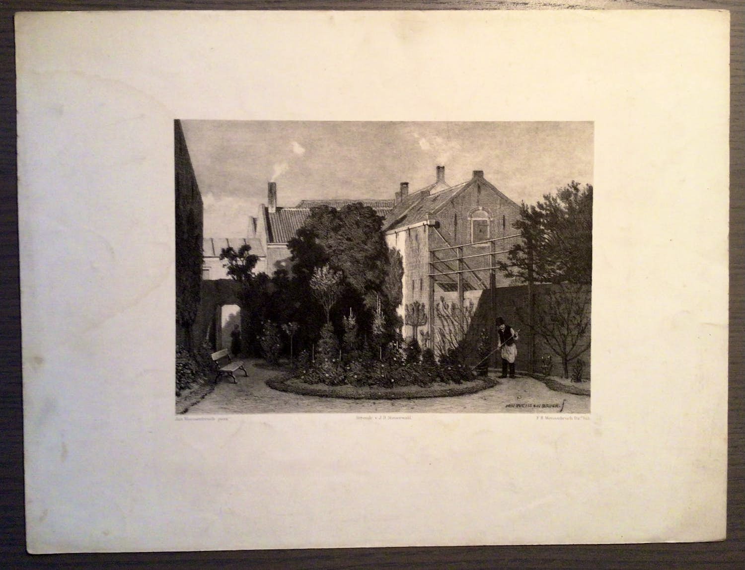 Jan Weissenbruch - Tuinman verkocht voor € 50!