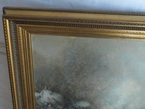 Theodorus van Oorschot - Ingelijst, olieverf op doek , Brabants landschap met paard - ca. 1940-1950 kopen? Bied vanaf 100!