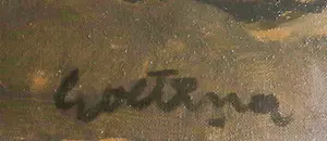 Jan Goeting - Olieverf op doek, Olijfstronken III - Ingelijst (Groot) kopen? Bied vanaf 100!