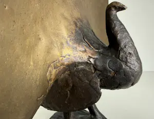Ek van Zanten - bronzen sculptuur | 'Pauw' kopen? Bied vanaf 750!