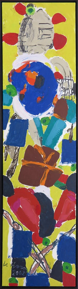 Jurjen de Haan - Acryl op doek, Zomertuin - Ingelijst kopen? Bied vanaf 350!