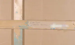 Cora Euser - Gemengde techniek op karton, Toilet (Groot) kopen? Bied vanaf 1!