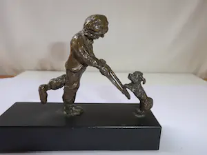 Bep van den Bergh - Oleg Popov met hondje kopen? Bied vanaf 50!