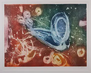 Ad Arma - Ets, Appearing sounds II - Ingelijst (Groot) Galerieprijs €1495! kopen? Bied vanaf 149!