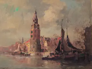 Jan Simon Knikker - Montelbaanstoren Amsterdam kopen? Bied vanaf 275!