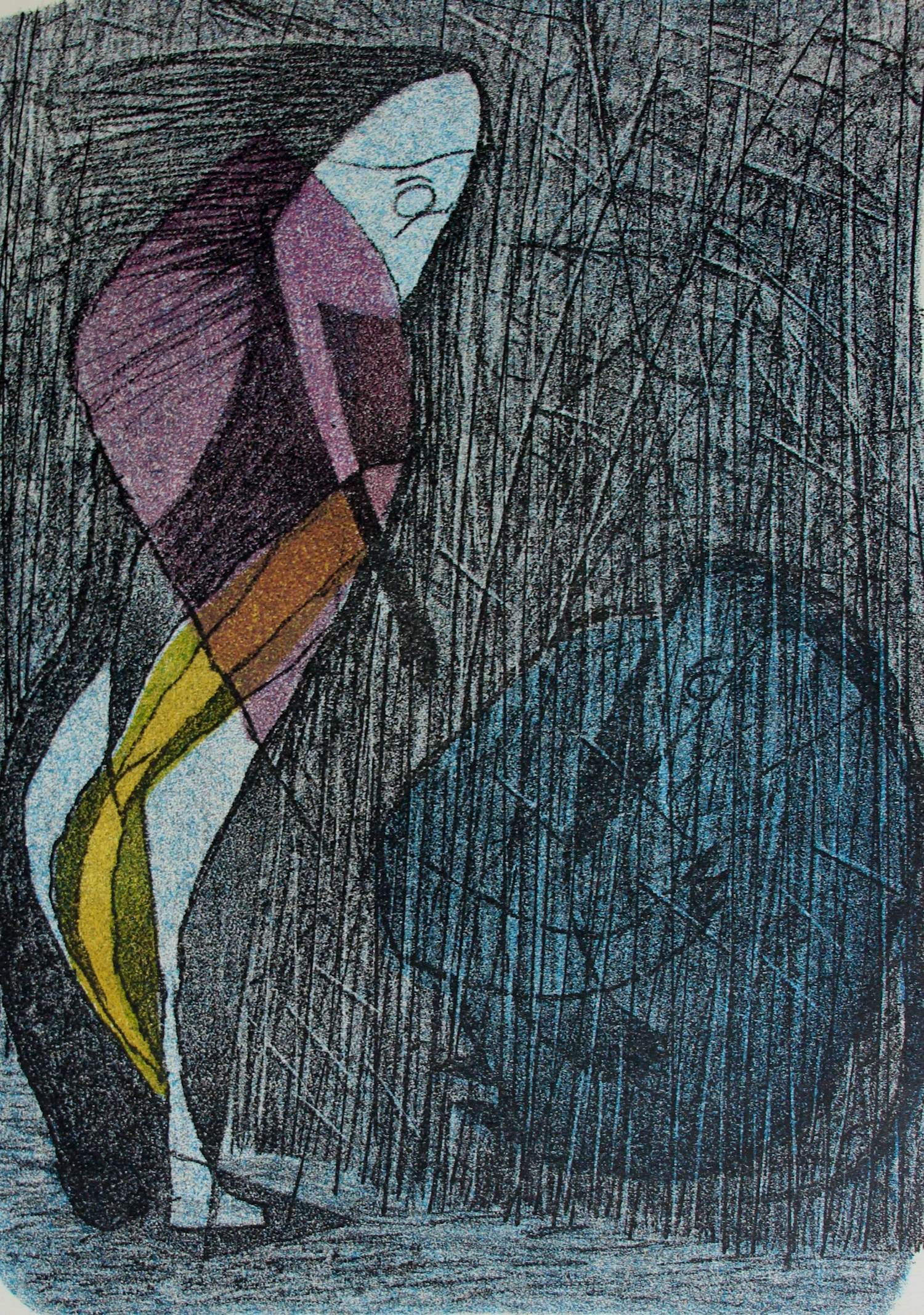 Harry van Kruiningen - Kleuren litho: Gilgamesj - 1955 kopen? Bied vanaf 55!