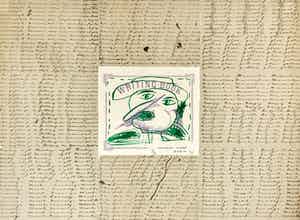 Pierre Alechinsky - kleurenlitho | 'Writing book' | 1981 verkocht voor € 800!