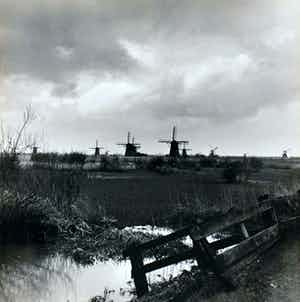 Cas Oorthuys - Zuid-Holland Lekkerkerk - originele foto op bariet-fotopapier verkocht voor € 50!