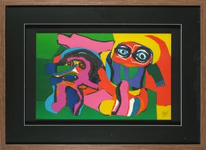 Karel Appel - Gesigneerde litho uit de uitgave Ariel 19 - Ingelijst kopen? Bied vanaf 1!
