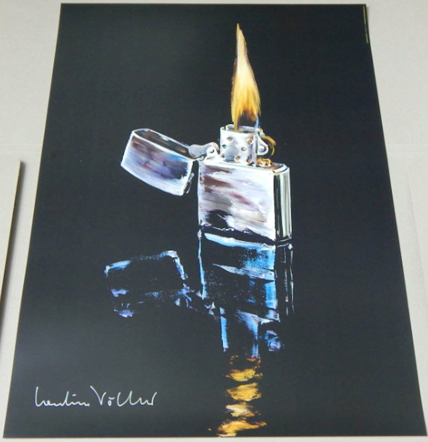 Cornelius Völker - Feuerzeug, Offsetdruck, 2011, handsigniert kopen? Bied vanaf 45!