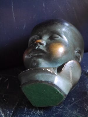 Niet of onleesbaar gesigneerd - PERKEO-babyhoofdje kopen? Bied vanaf 1!