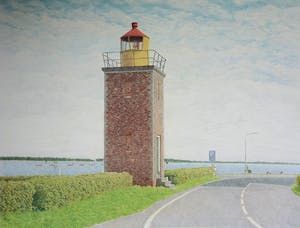 Frans Room - vuurtoren Willemstad - zeefdruk - FR0032 kopen? Bied vanaf 25!