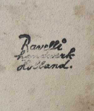 Potterie Ravelli - Bruin groene Ribbelvaas kopen? Bied vanaf 27!