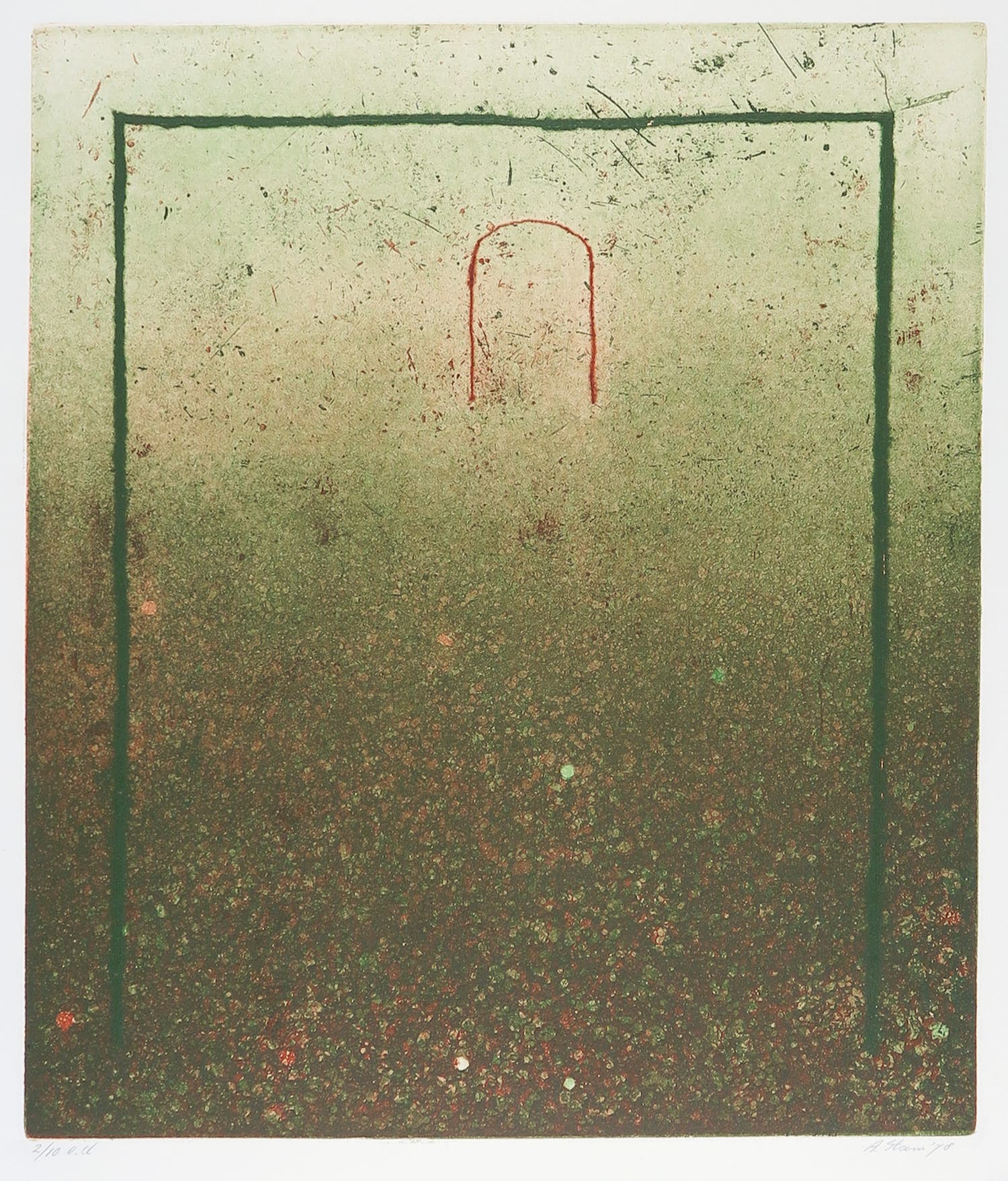 Arthur Stam - Ets en aquatint, Hoe warm en hoe ver II kopen? Bied vanaf 20!