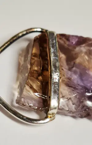 Nieuwe zilveren hanger met mystieke Amethist kopen? Bied vanaf 75!