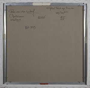 Ron van der Werf - Acryl en collage op doek, Zonder titel kopen? Bied vanaf 300!