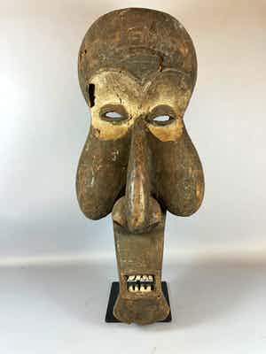 Dogon - Old Tribal used African Suku mask - Congo. verkocht voor € 45!