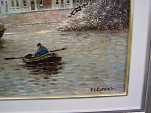 Franciscus Leonardus Corsius - Oud Hollands havengezicht. kopen? Bied vanaf 250!