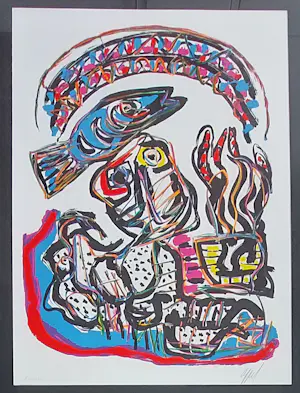 Karel Appel - Cobra figuur - oplage 7 van 10 kopen? Bied vanaf 595!