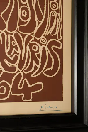 Pablo Picasso - Exposition Vallauris 1964 - gesigneerde originele linosnede kopen? Bied vanaf 11900!