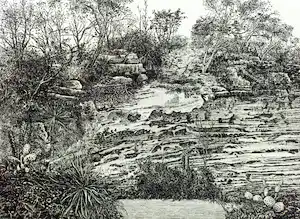 Han van Hagen - Chichen Itza, ets verkauft für € 55!