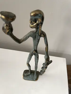 Brons (Onbekend) - Asklepios god van de geneeskunde kopen? Bied vanaf 20!