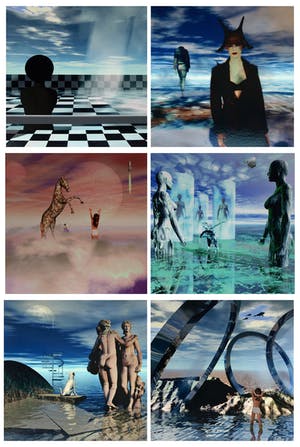 Arturo - Lot van 6 grote werken - Giclée – E.A. – Elke afbeelding: 70 x 70 cm kopen? Bied vanaf 1!