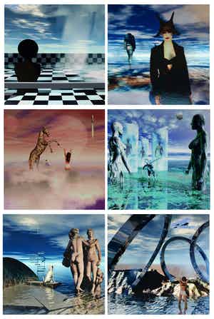 Arturo - Lot van 6 grote werken - Giclée – E.A. – Elke afbeelding: 70 x 70 cm verkocht voor € 1!