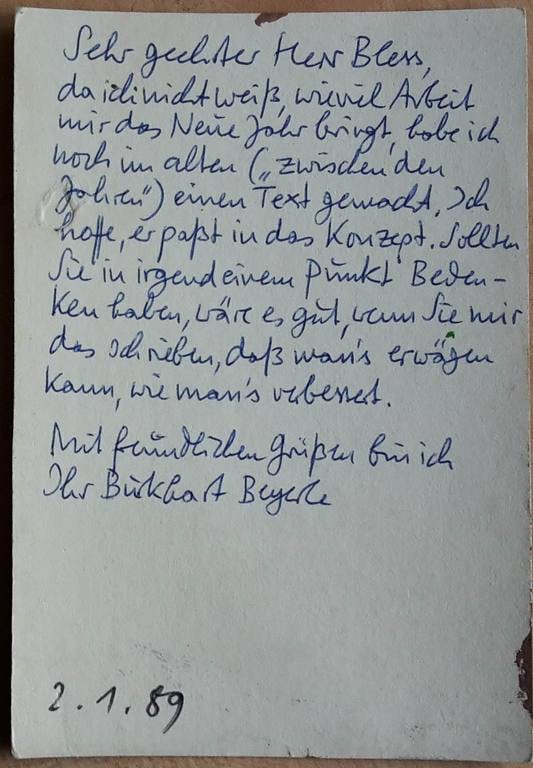 Burkhart Beyerle - Burkhart Beyerle, acrylschildering op karton, 1989, gesigneerd kopen? Bied vanaf 1!