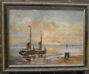 Andries van den Berg - Boomschuiten aan het strand kopen? Bied vanaf 70!