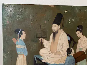 Niet of onleesbaar gesigneerd - Naakt scène kopen? Bied vanaf 1!