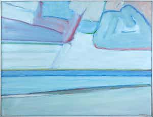 Paul Overhaus - Olieverf op doek, Ochtendlicht - Ingelijst verkocht voor € 80!