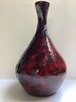 Niet of onleesbaar gesigneerd - Italiaanse vaas - sgraffito techniek kopen? Bied vanaf 1!